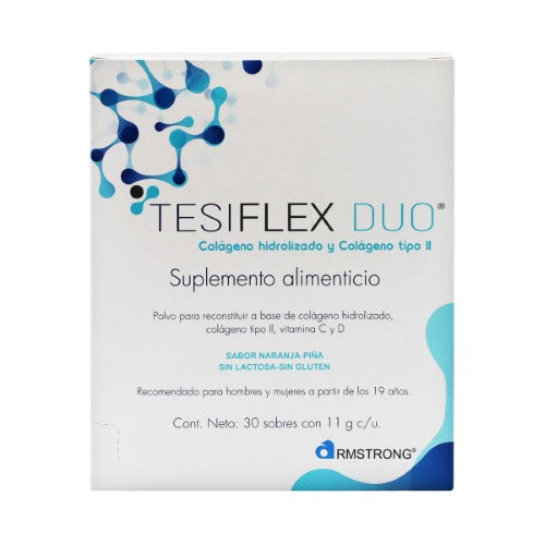Tesiflex Duo Suplemento Alimenticio Con 30 Sobres 11 G