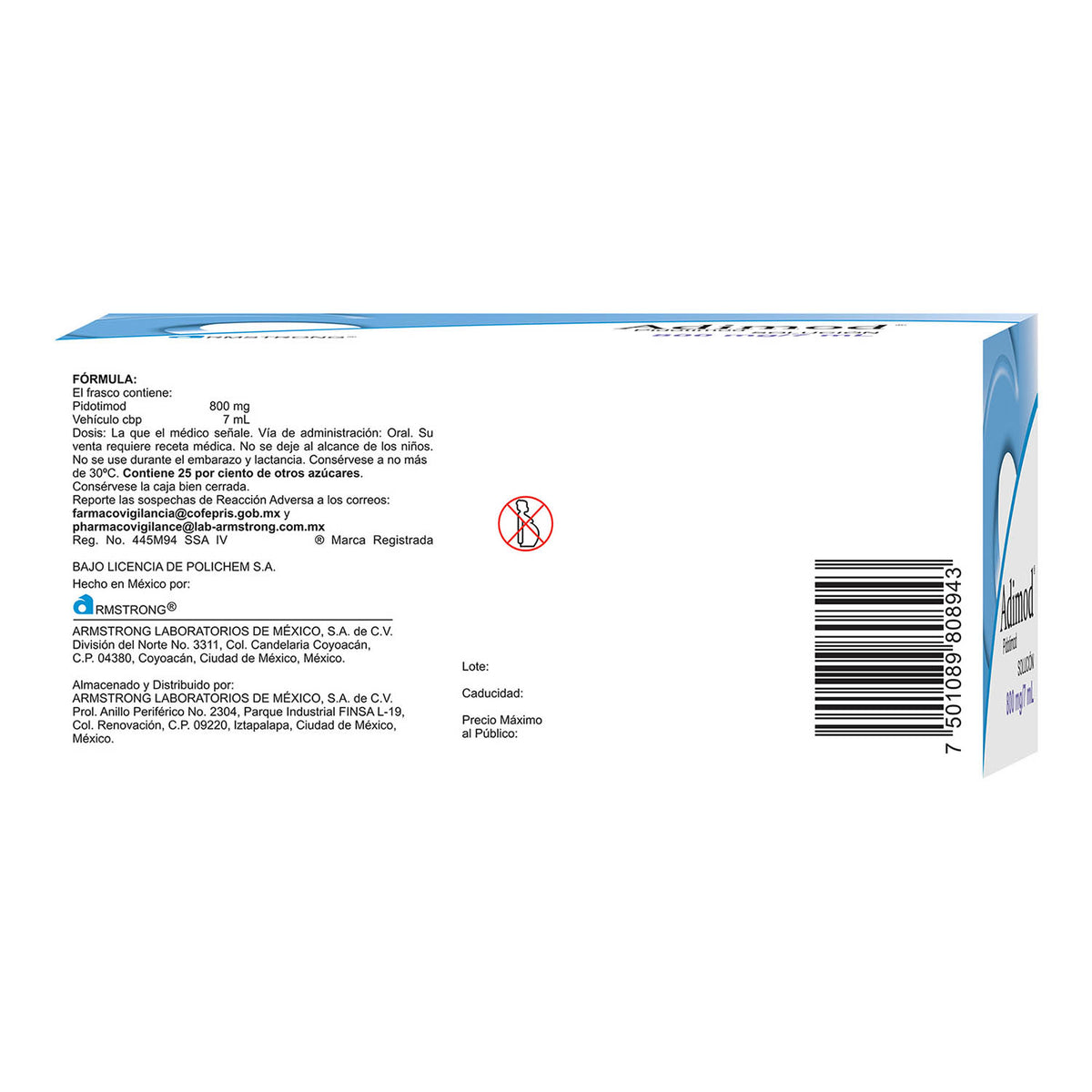 Adimod 800 Mg Solucion 7 X 10 Ml