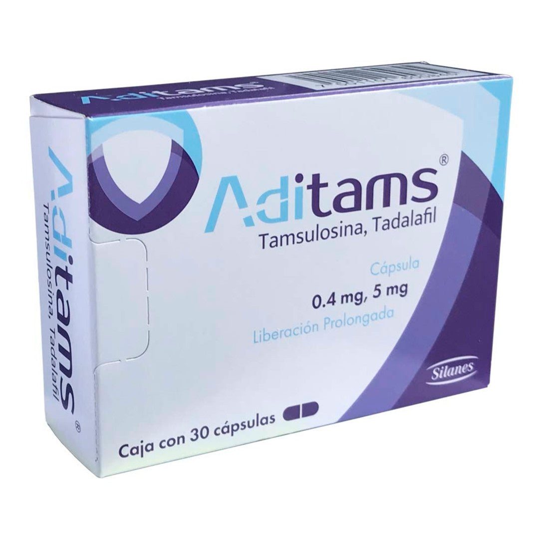 Aditams Lp 0.4/5 Mg Con 30 Capsulas