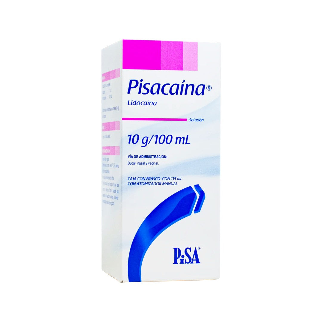 Lidocaina Pisacaina Spray Atom 115 Ml Pisa