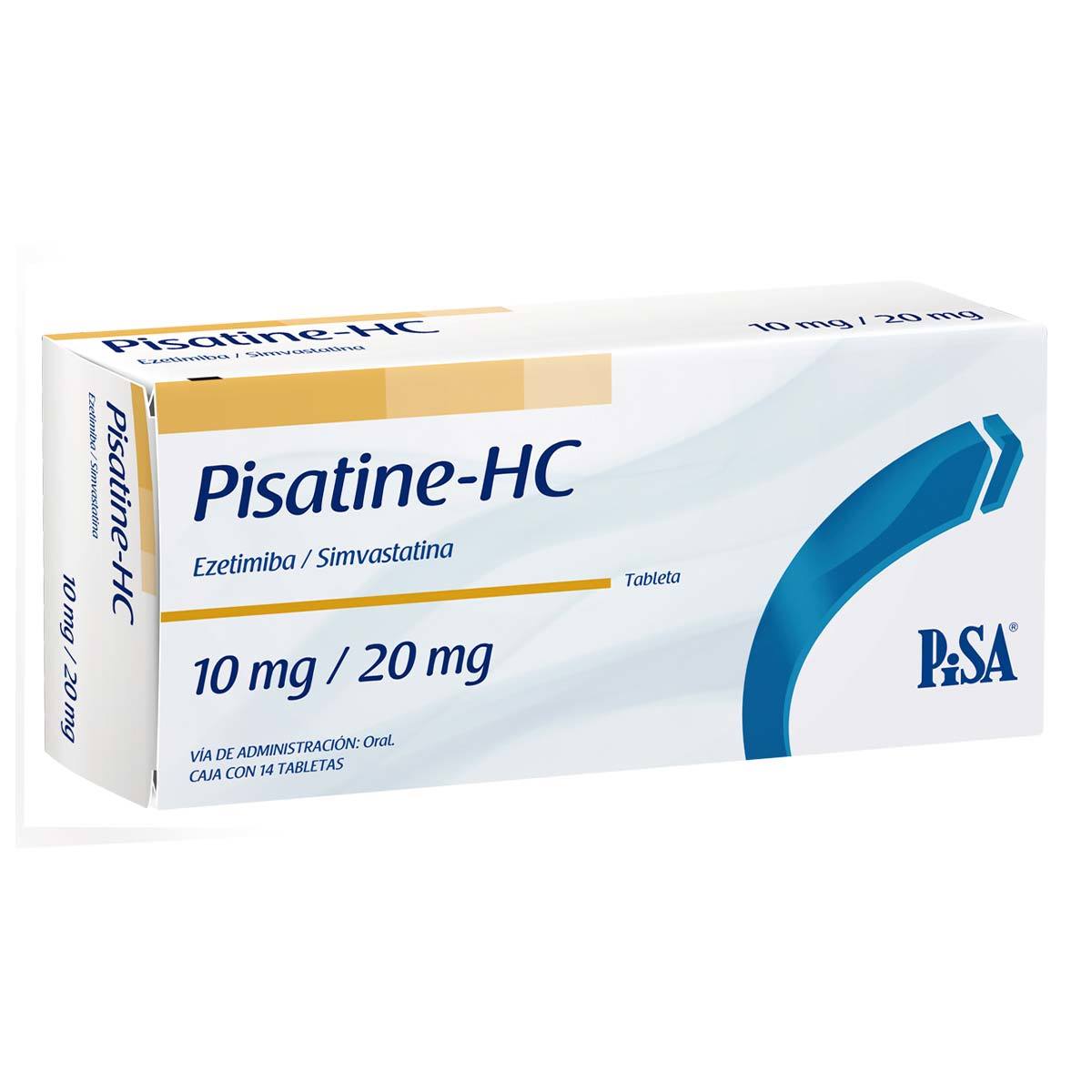 Pisatine Hc 10 20 Mg Con 14 Tabletas