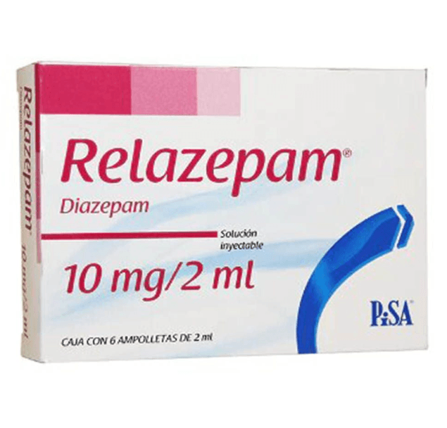Relazepam Diazepam 10 Mg/ 2 Ml Solucion Inyectable