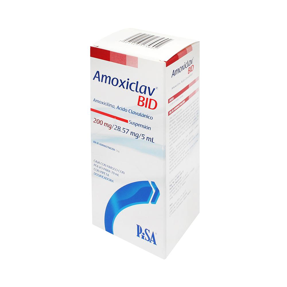 Amoxiclav-Bid 200/28.57 Mg Suspension De 70 Ml