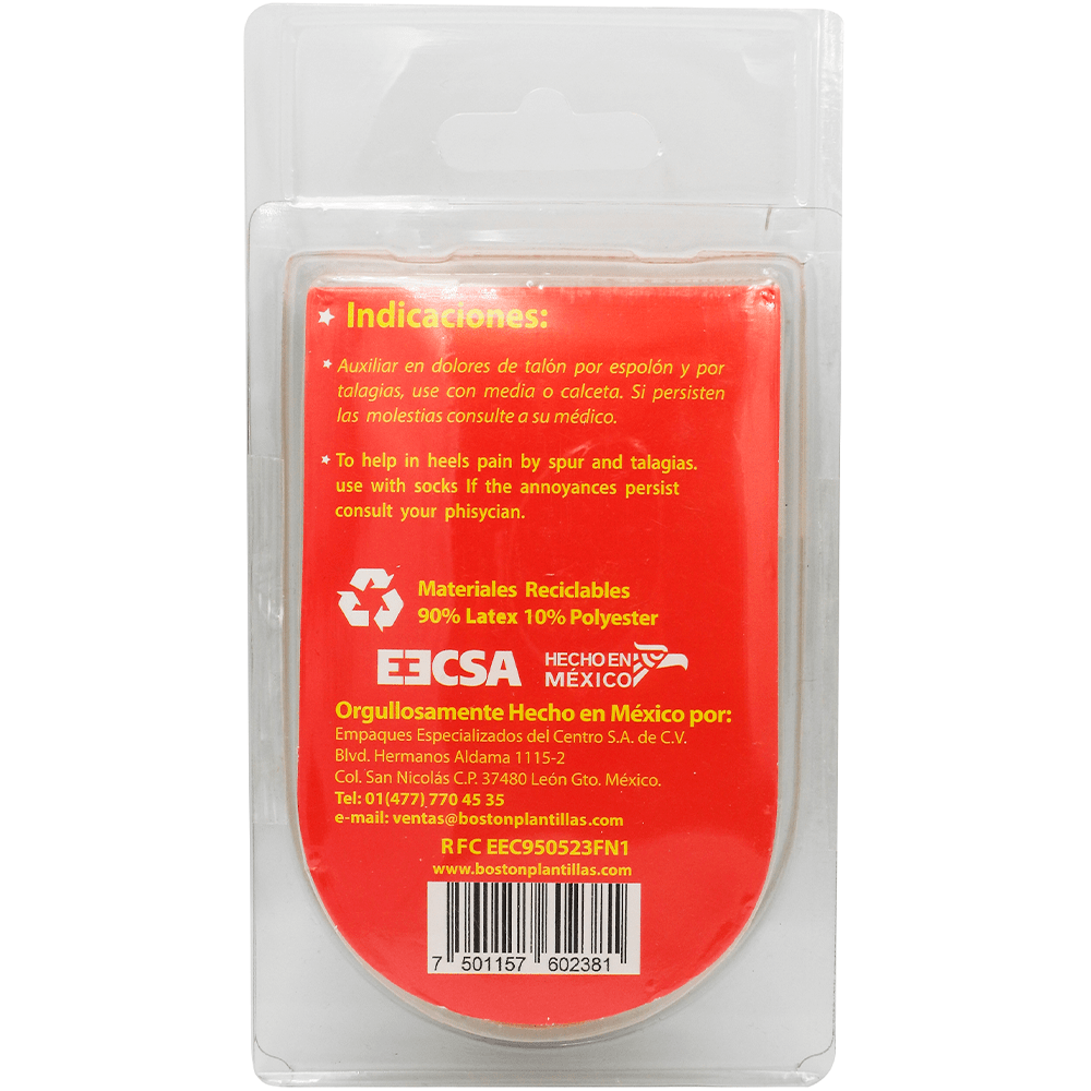 Talonera Boston Latex Para Espolon Unisex