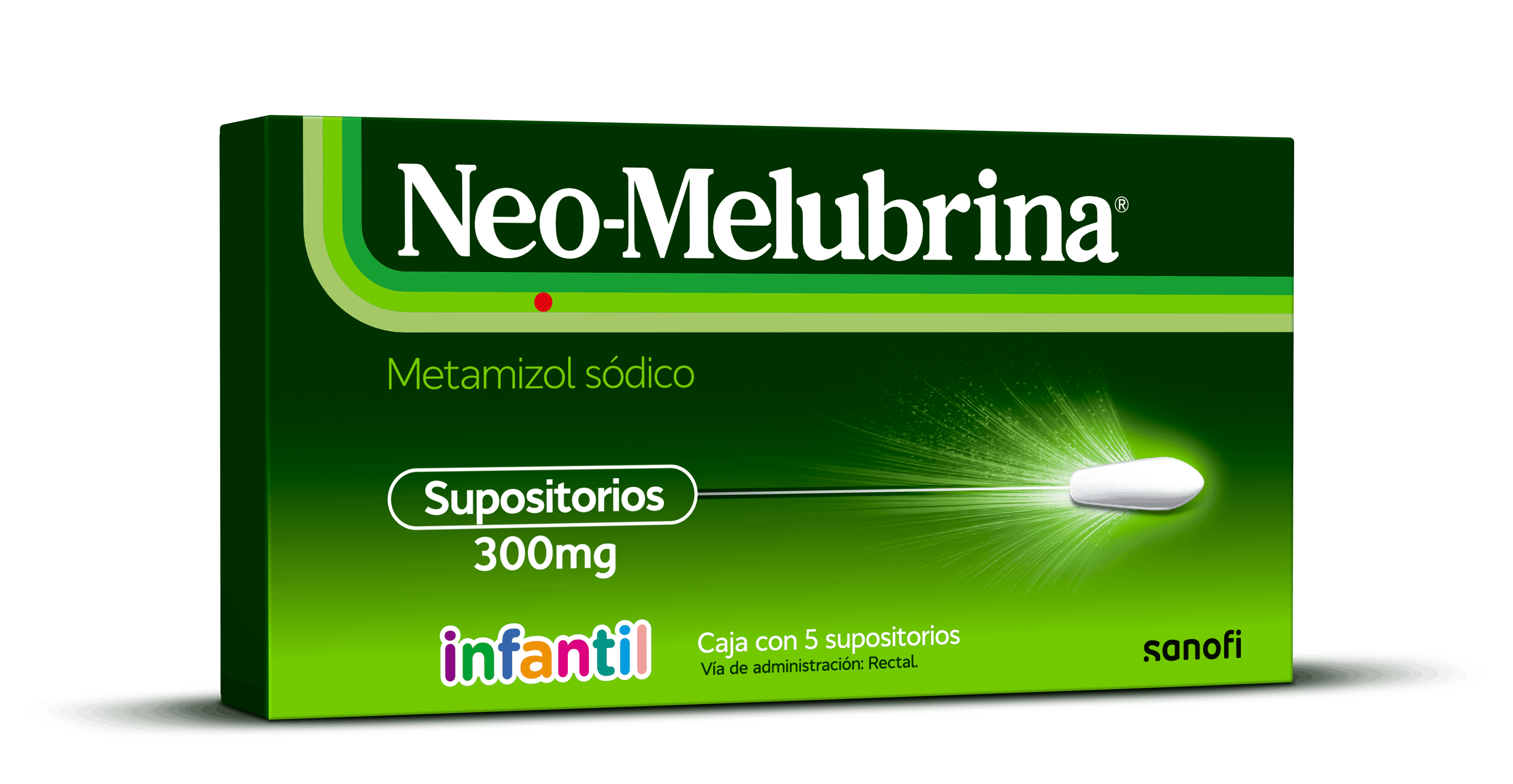 Neo-Melubrina 300 Mg Infantil Supositorios Con 5