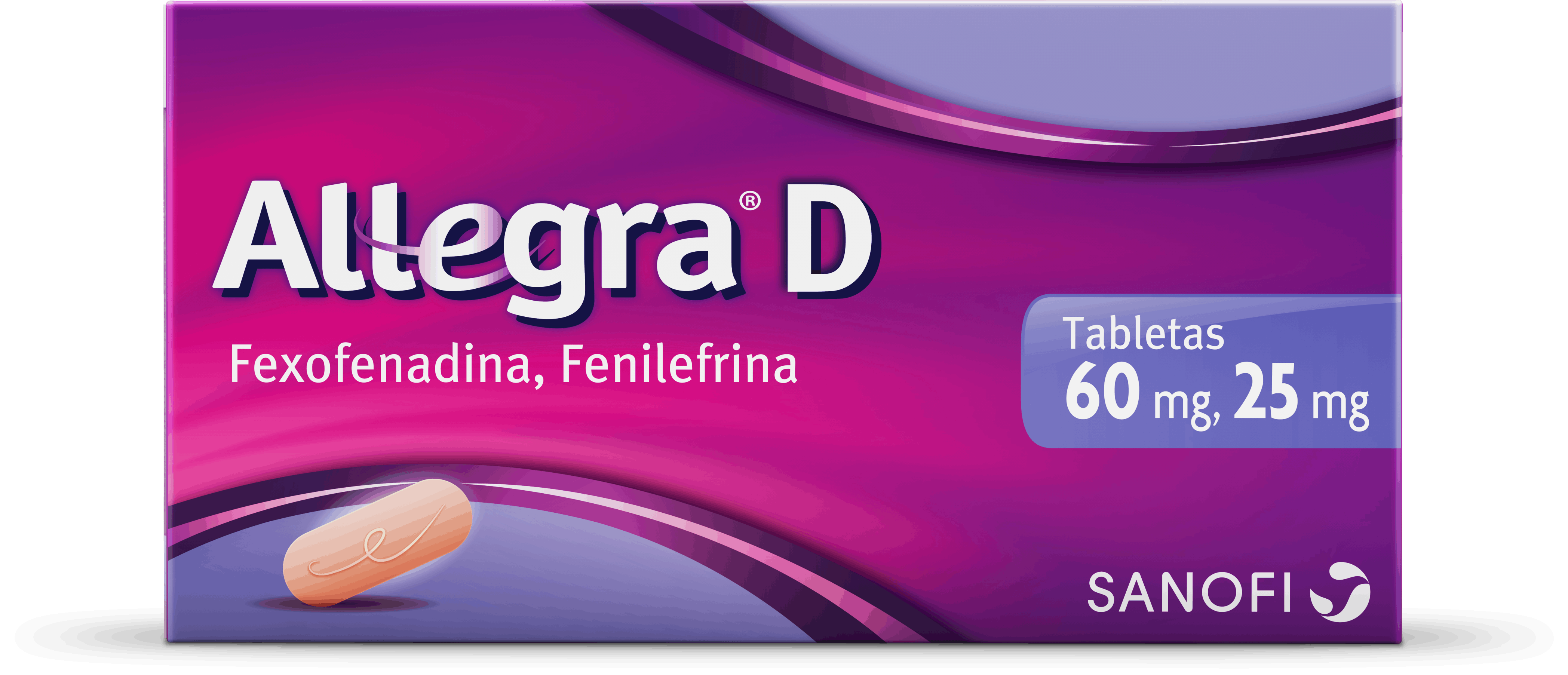 ALLEGRA D 60 MG 25 MG TABLETAS 10