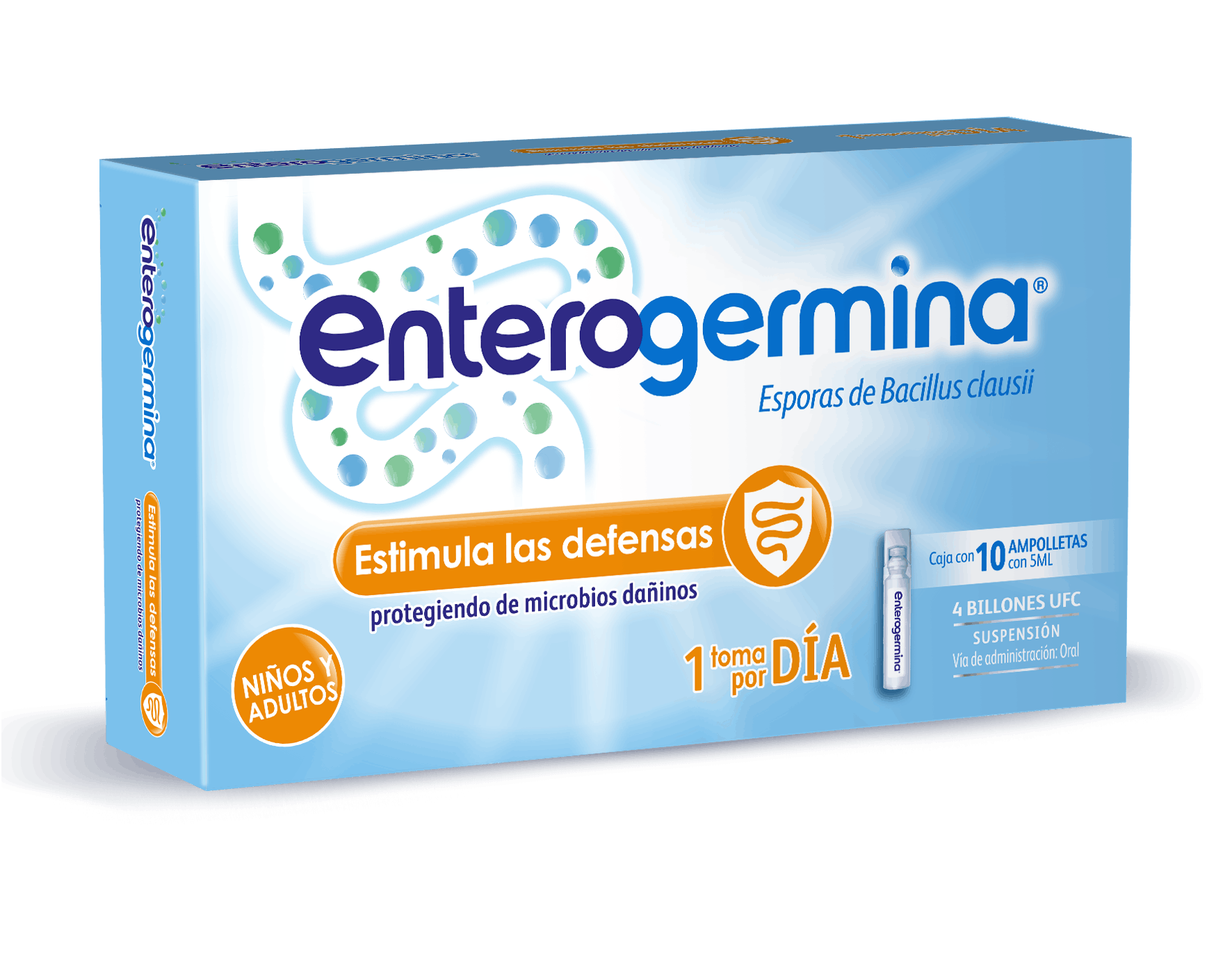 ENTEROGERMINA 2B ORAL AMPOLLETAS 20 X 5 ML