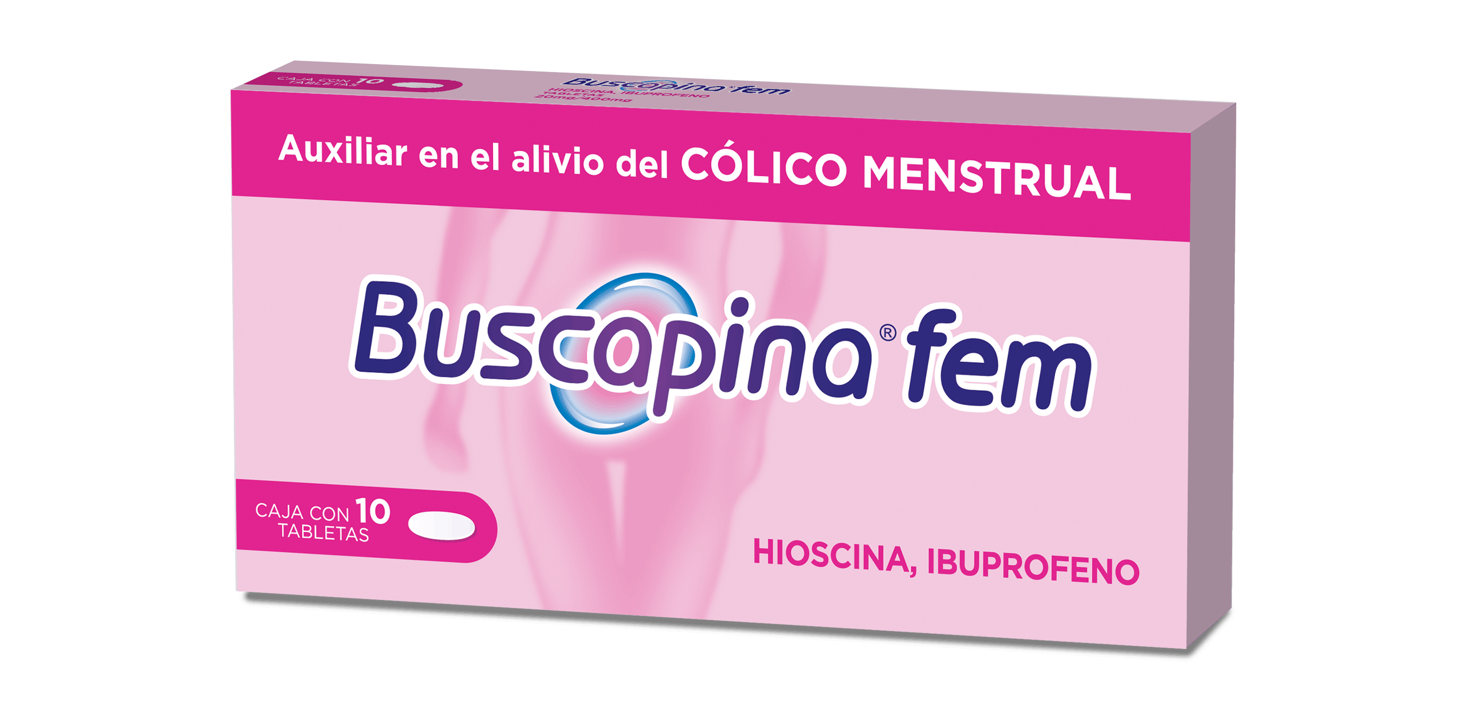 Buscapina Fem 20 400 Mg Con 10 Tabletas