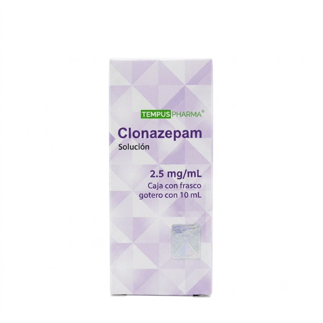 Clonazepam 2.5 Mg Solucion Frasco 10 Ml Tempus Pharma