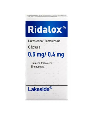 Ridalox 0.5/0.4 Mg Frasco Con 30 Capsulas