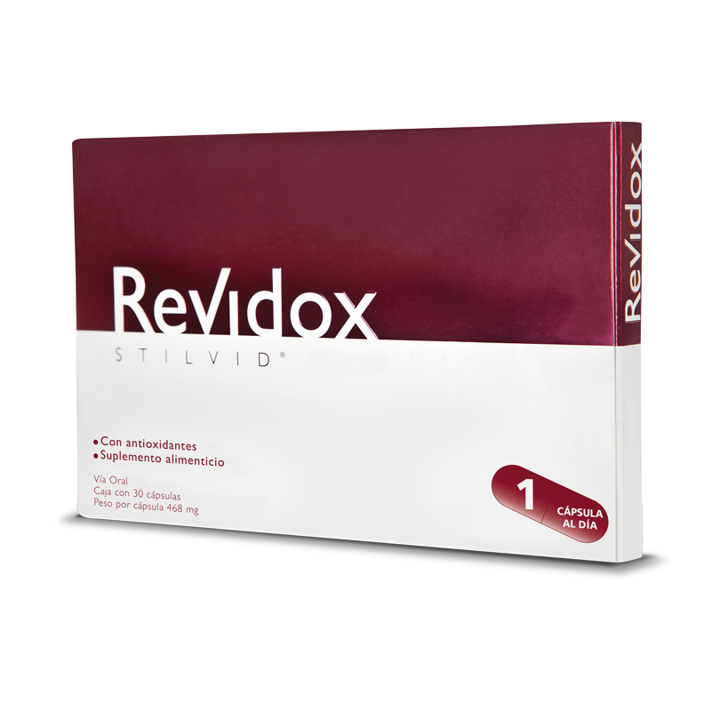 Revidox C (Resveratrol) Con 30 Capsulas Suplemento