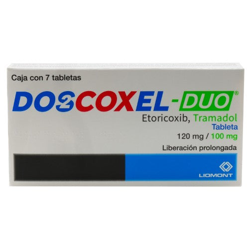 Doscoxel-Duo Lp 120/100 Mg Con 7 Tabletas