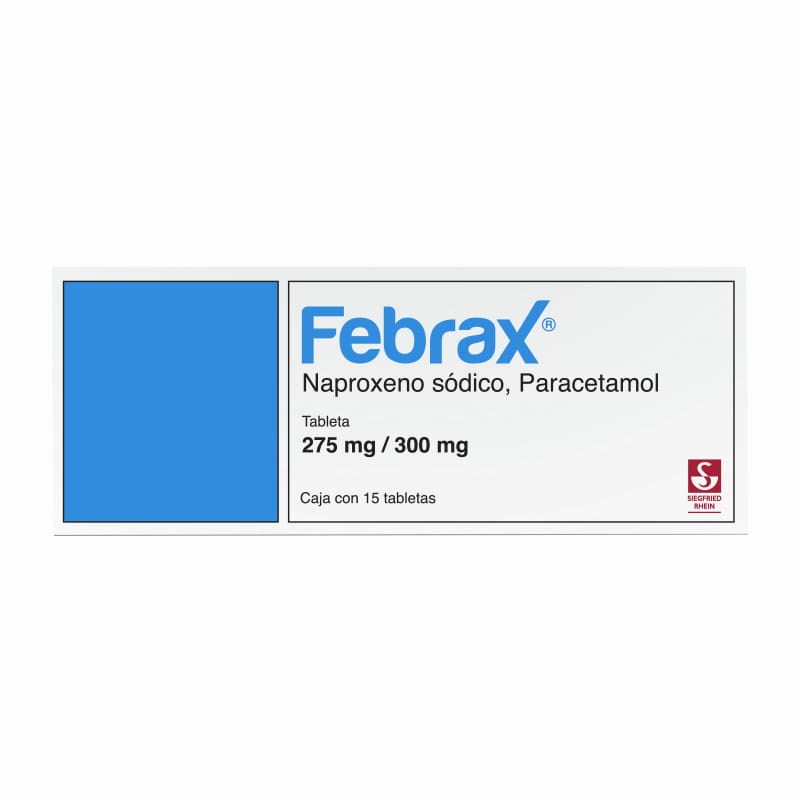 Febrax 275/300 Mg Con 15 Tabletas