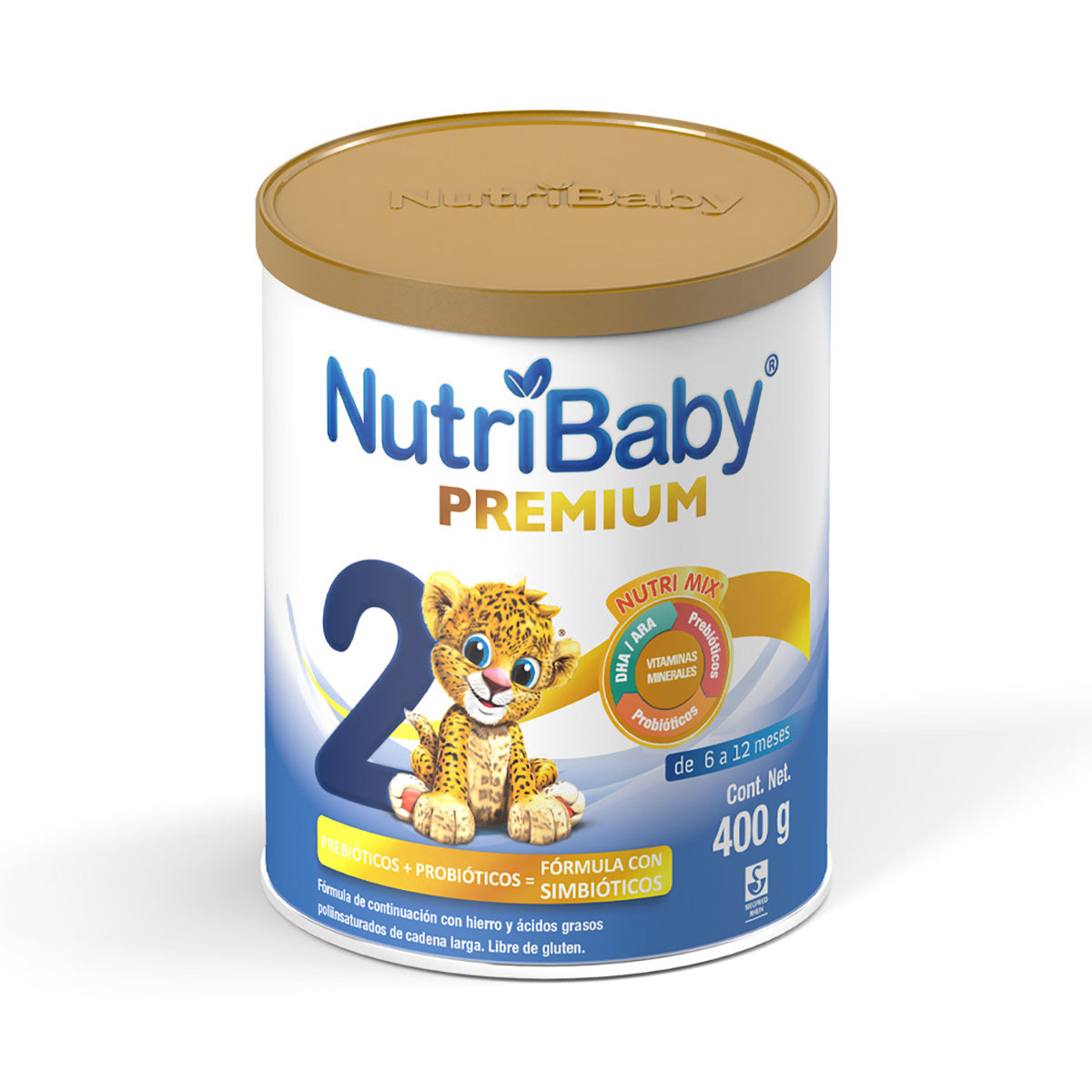 Nutribaby Premium 2: 6 A 12 Meses - Polvo En Lata Con 400 G