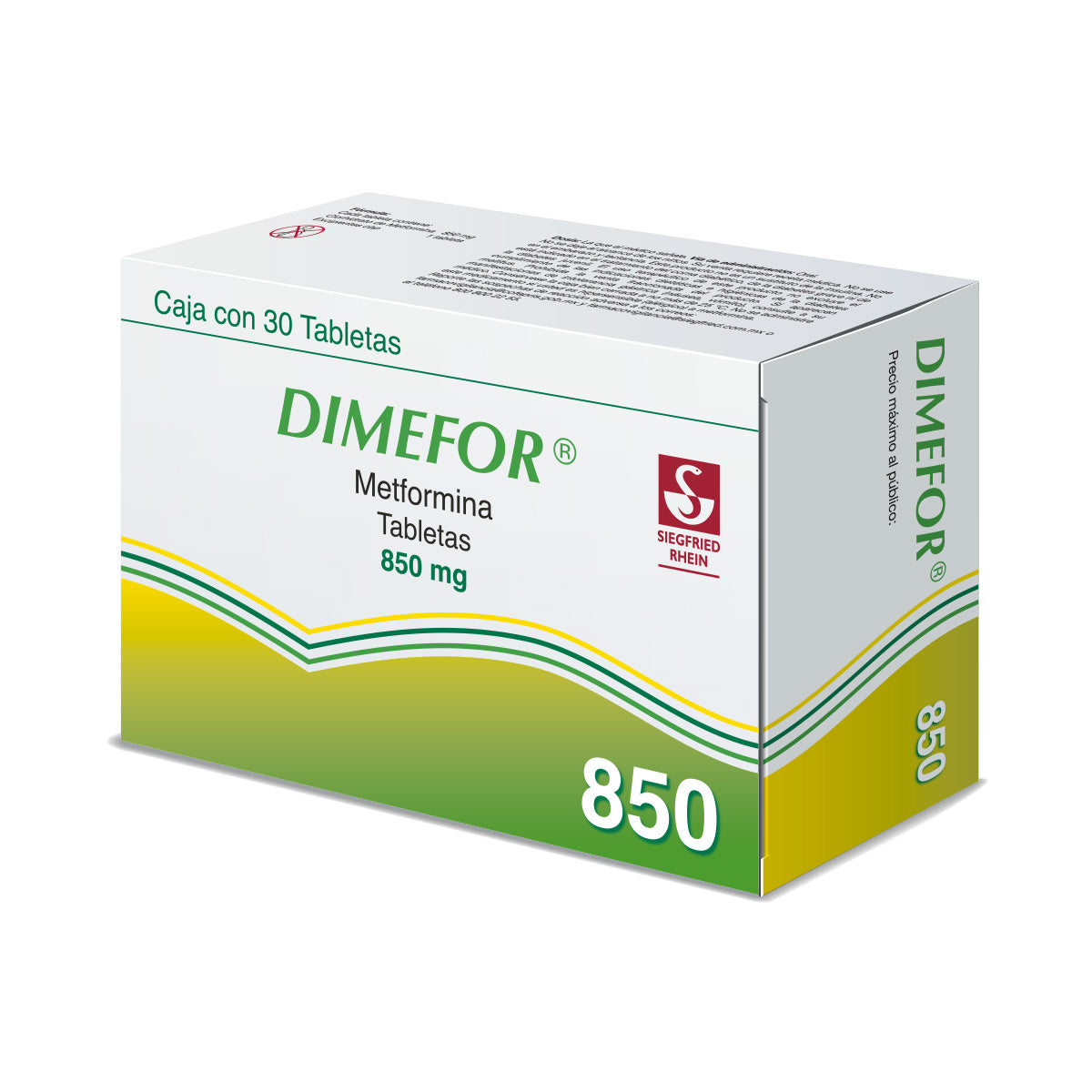 Dimefor 850 Mg Con 30 Tabletas