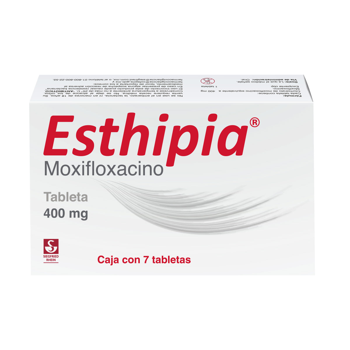 Esthipia 400 Mg - Caja Con 7 Tabletas Moxifloxacino 7501300420008