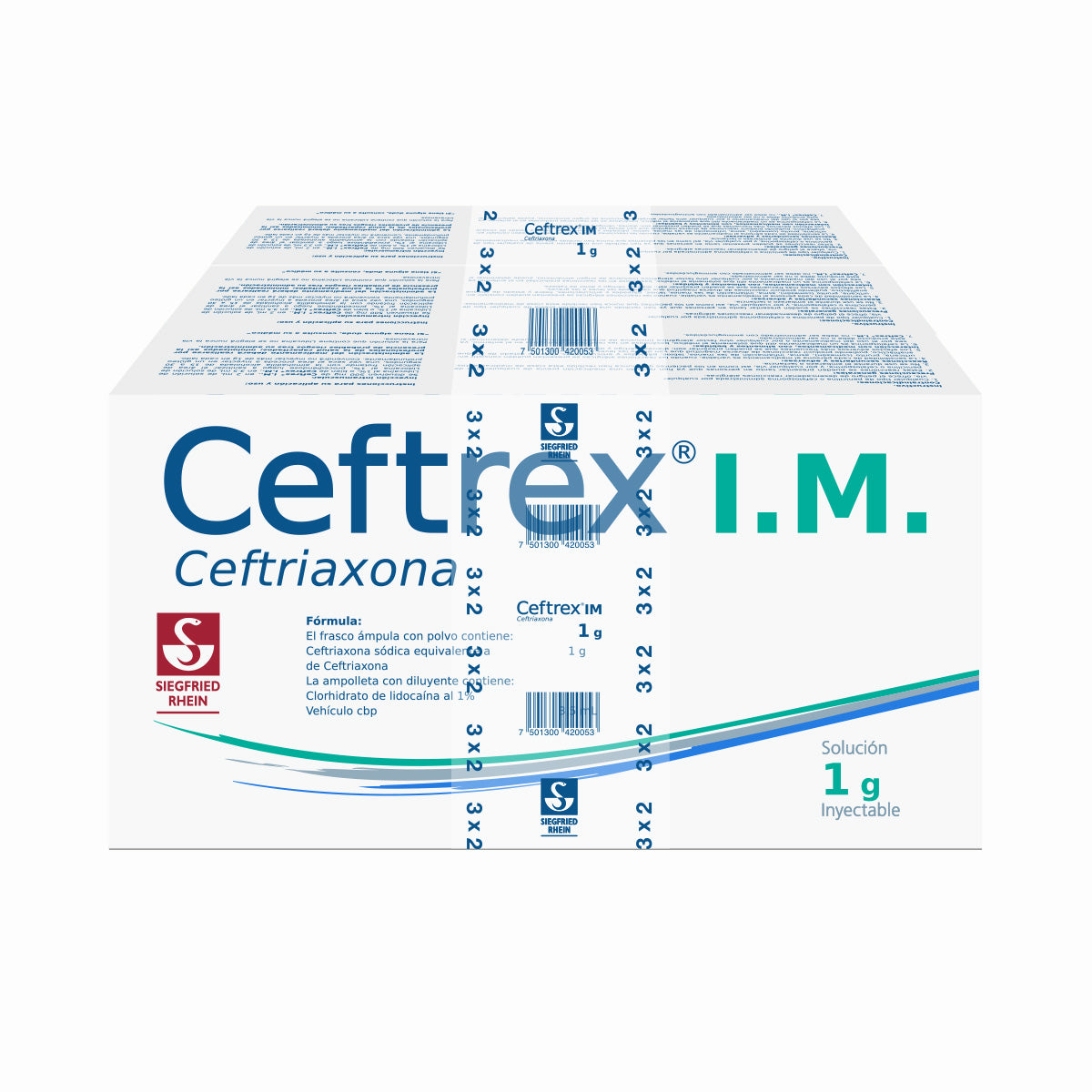 CEFTREX IM 1 G CON 3 FA 3.5 ML