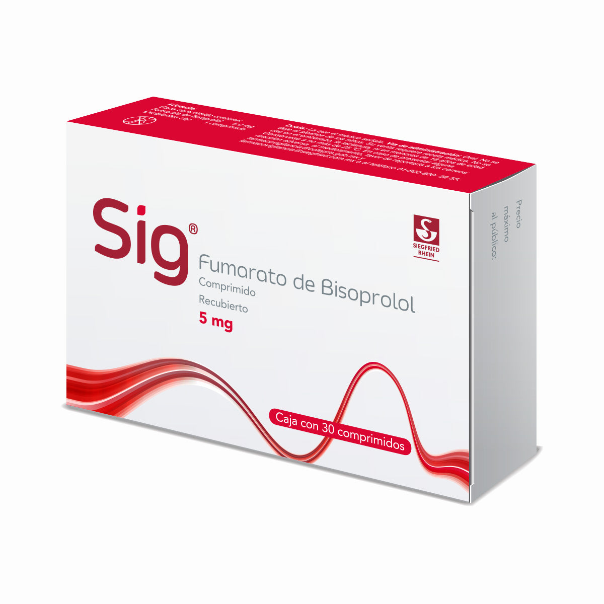 Sig 10 Mg - Caja Con 30 Comprimidos (Bisoprolol)