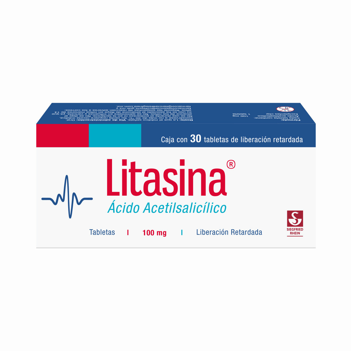 Latasina 100 Mg - Caja Con 30 Tabletas (Ácido Acetilsalicílico)