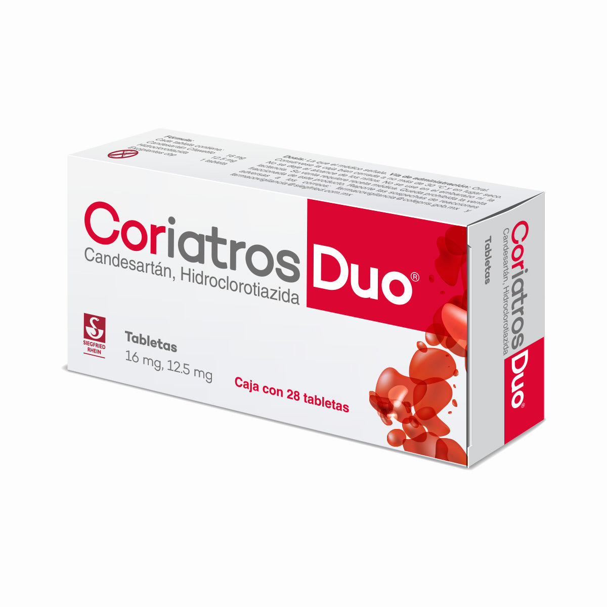Coriatros Duo 16 12.5 Mg Con 28 Tabletas
