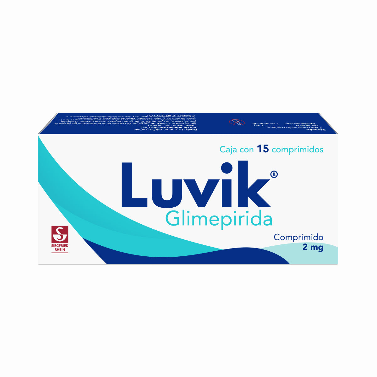 Luvik (Glimepirida) 2 Mg Con 15 Comprimidos