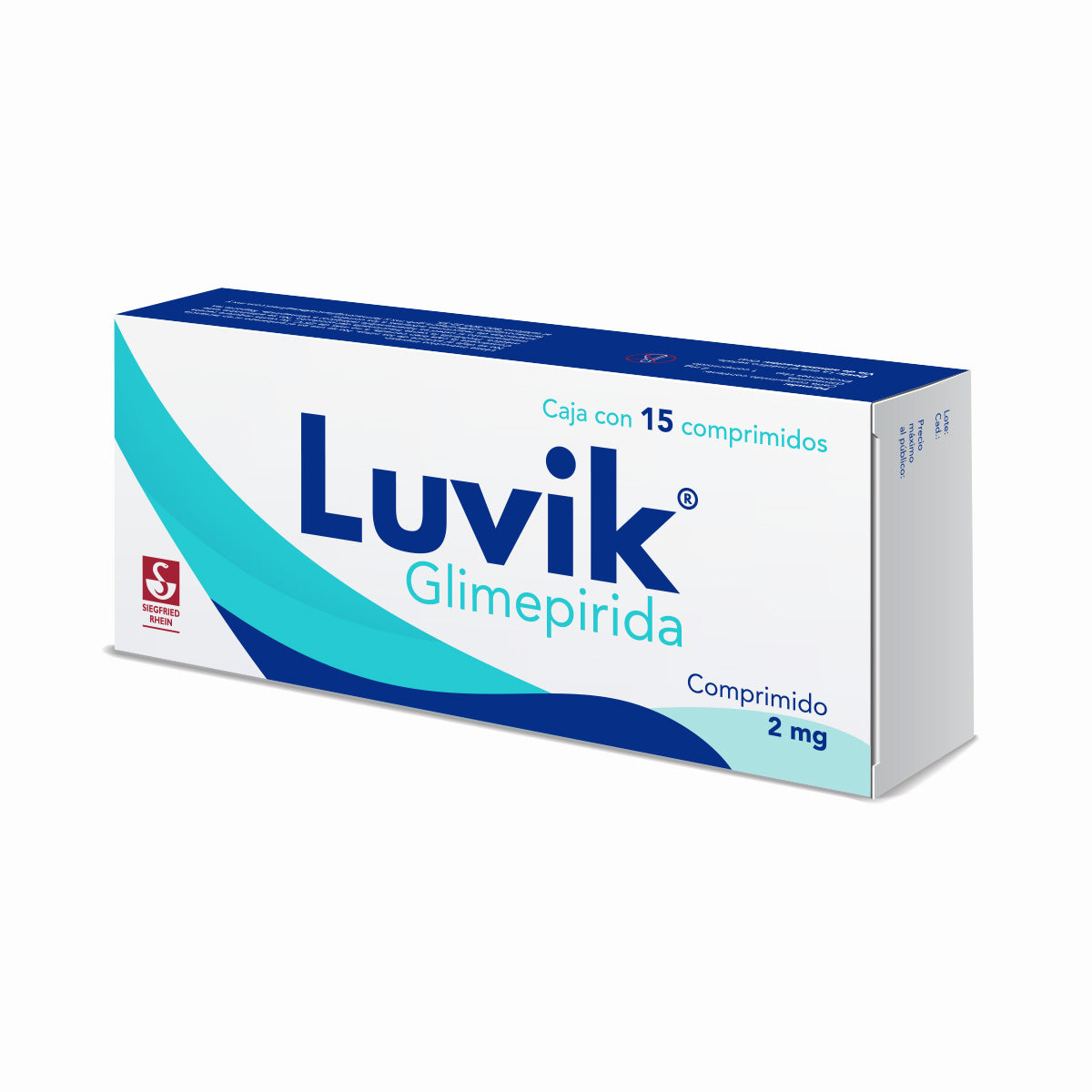Luvik (Glimepirida) 2 Mg Con 15 Comprimidos