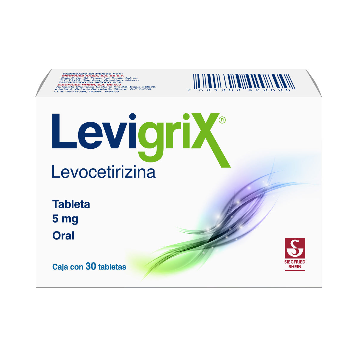LEVIGRIX 5 MG TABLETAS 30