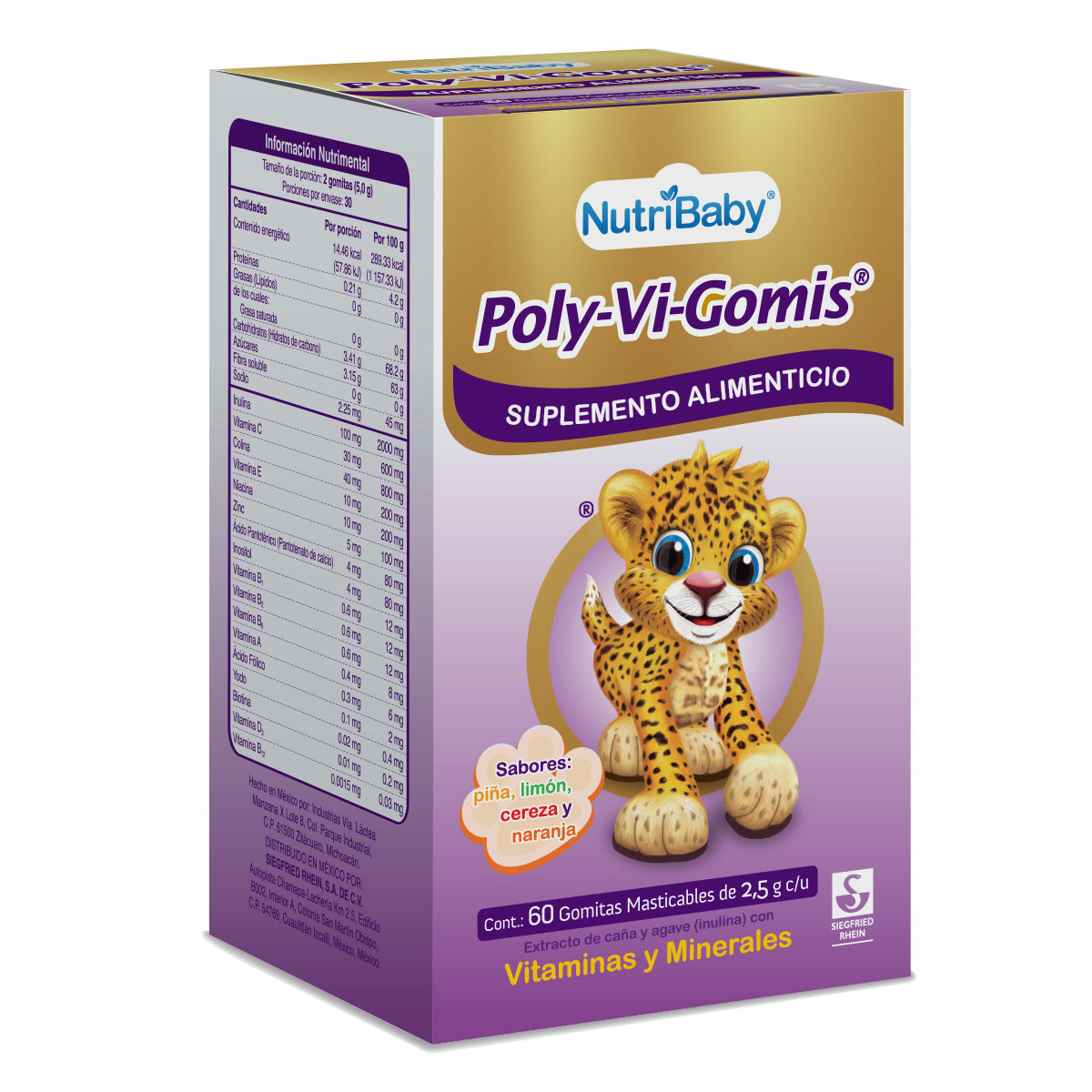 Poly-Vi-Gomis - Frasco Con 60 Gomitas