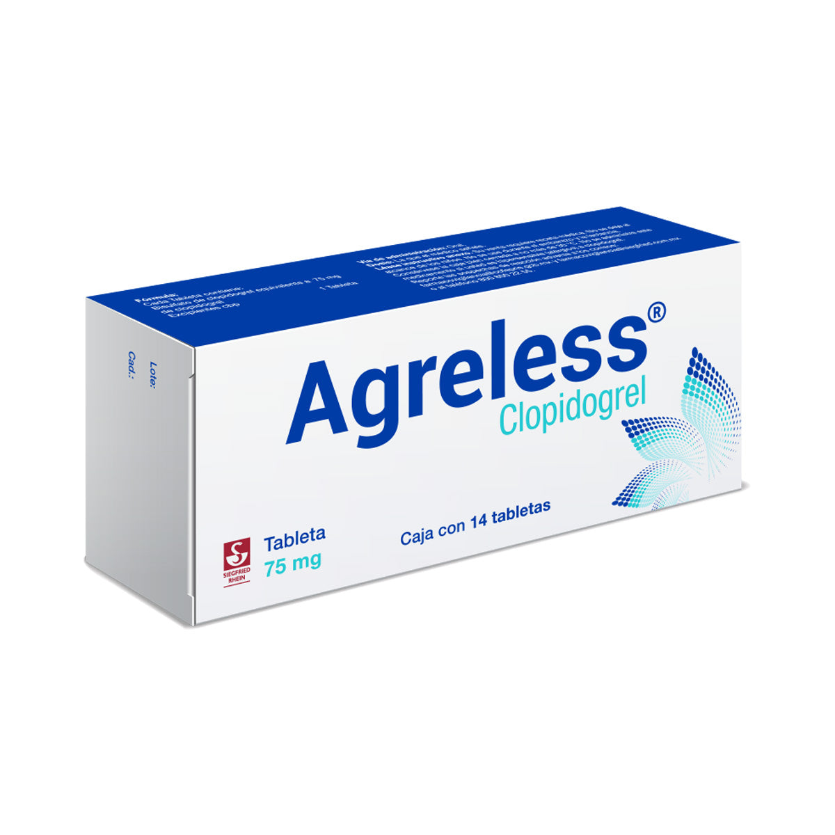 Agreless 75 Mg - Caja Con 14 Tabletas (Clopidogrel)
