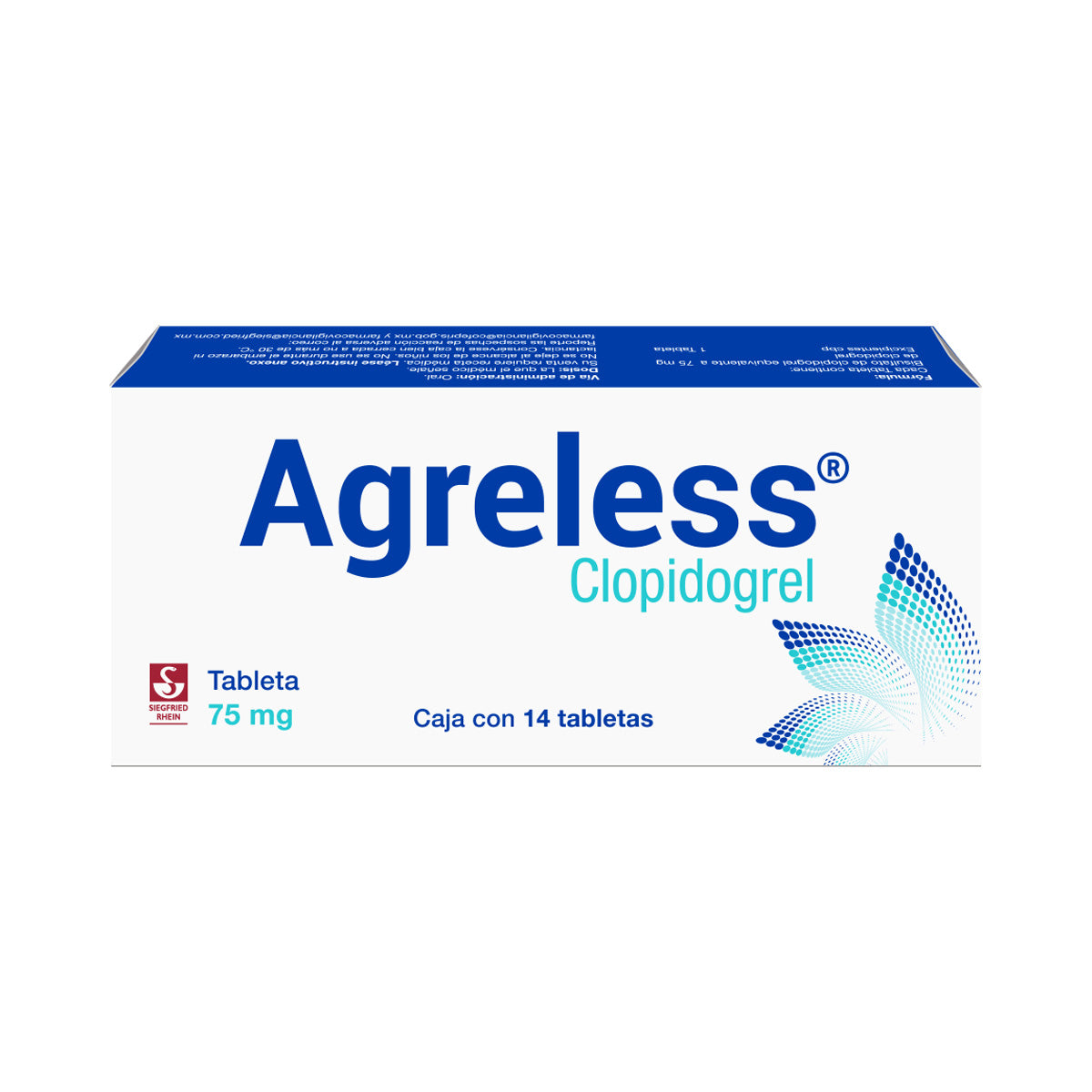 Agreless 75 Mg - Caja Con 14 Tabletas (Clopidogrel)