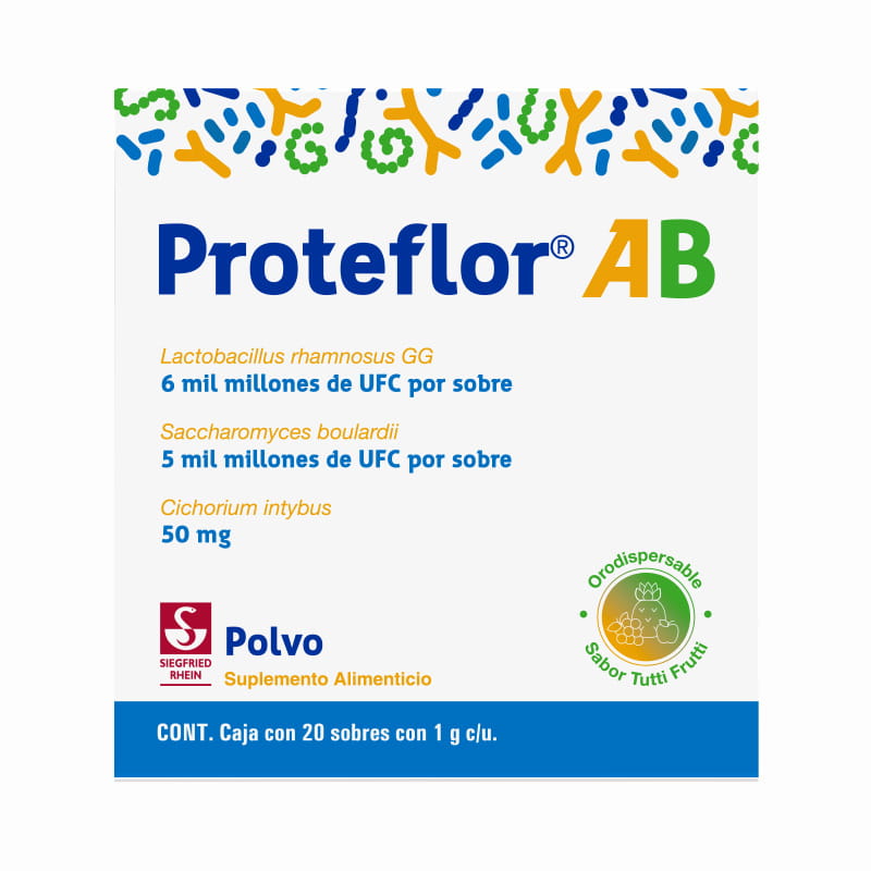 Proteflor Ab Suplemento Alimenticio Con 20 Sobres De 1 G