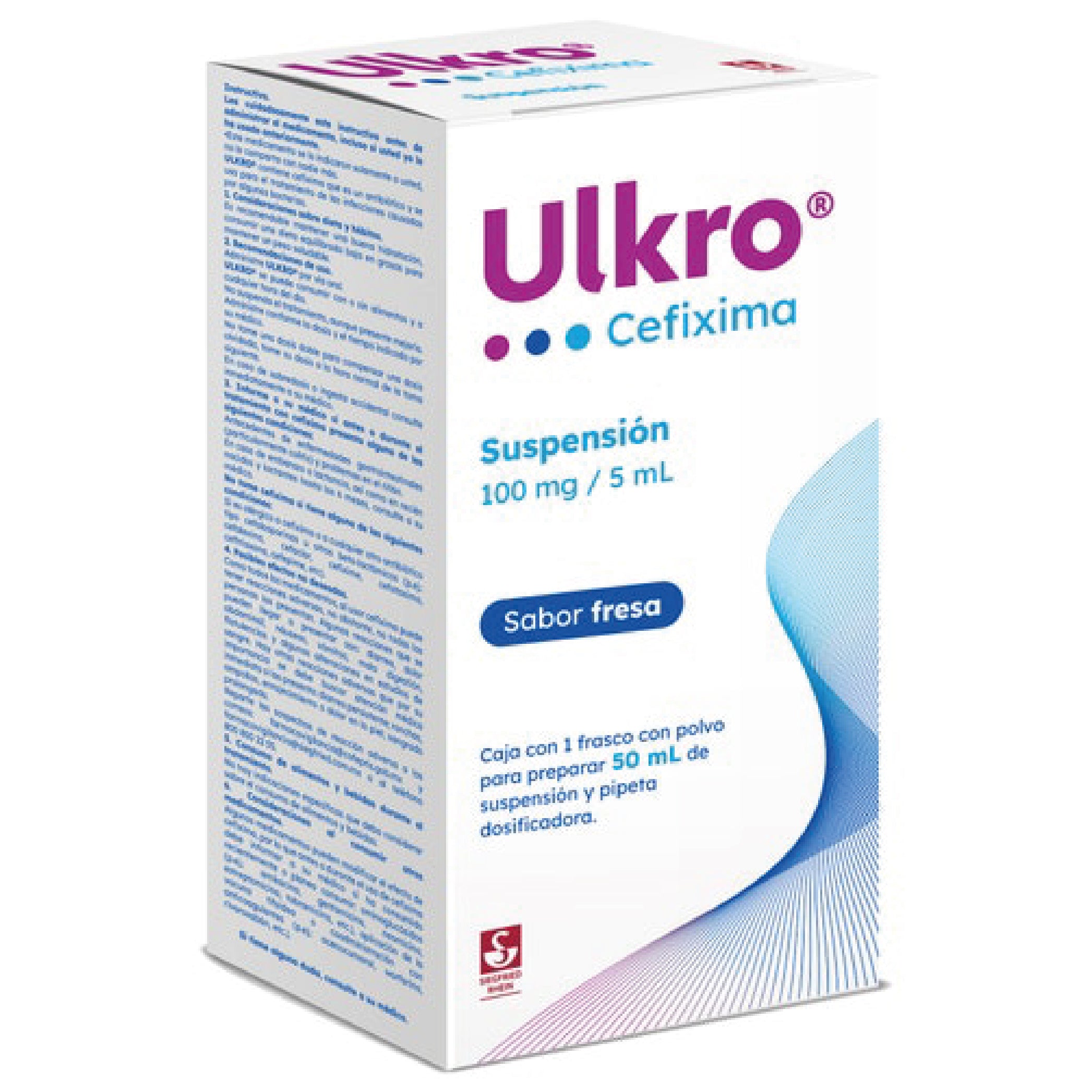 Ulkro 100 Mg/5 Ml Suspension Polvo Fresa 50 Ml
