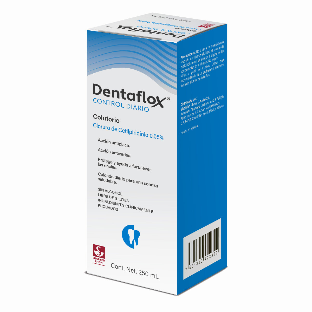 Enjuague Bucal Dentaflox Control Diario Colutorio 250 Ml