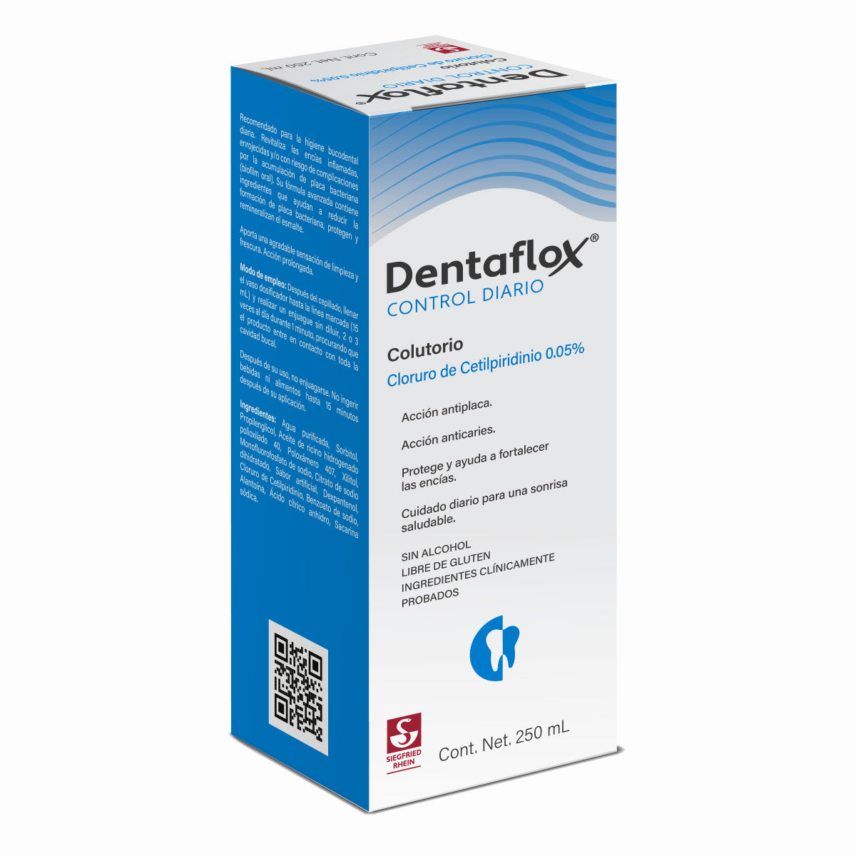 Enjuague Bucal Dentaflox Control Diario Colutorio 250 Ml