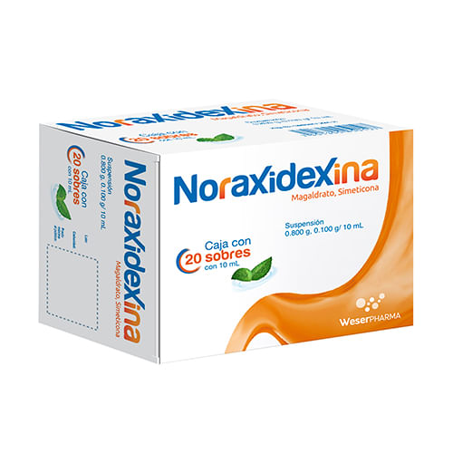 Noraxidexina .800/.100 G Con 20 Sobres 10 Ml