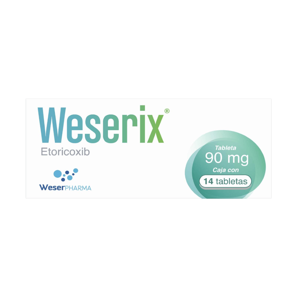Weserix 90 Mg Con 14 Tabletas