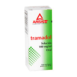 Tramadol 100 Mg/Ml Gotas Orales Frasco 10 Ml