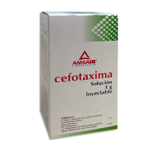 Cefotaxima Iv Frasco Ampula 1 G 4 Ml
