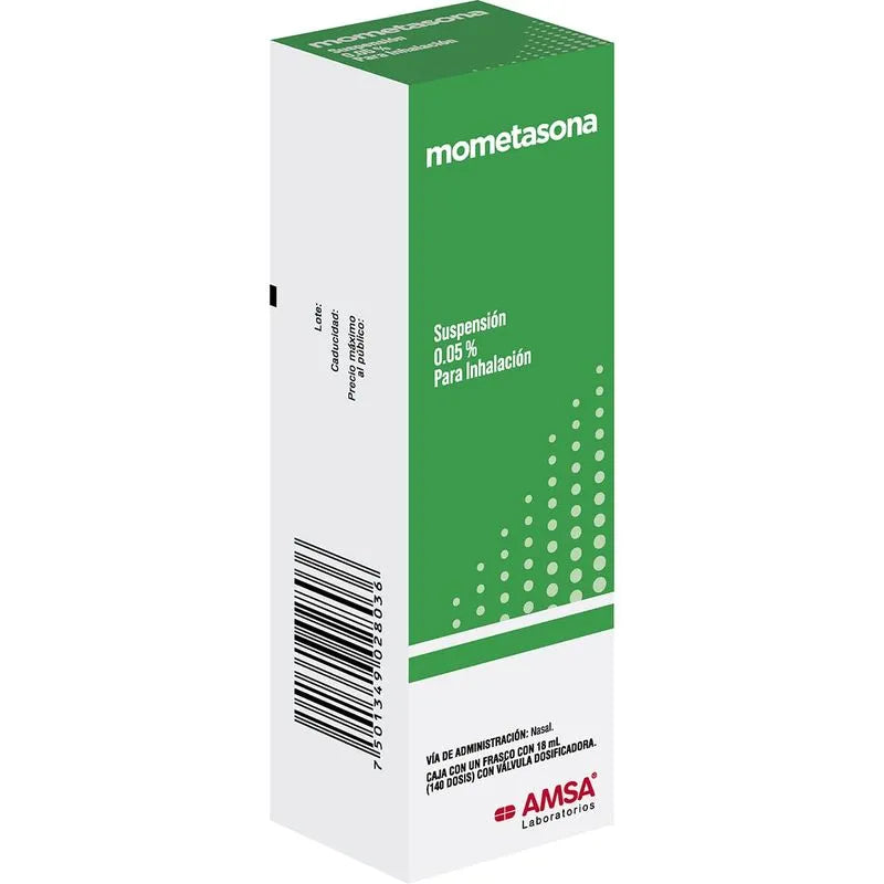 Mometasona Susp 0.05 % Para Inhalacion 18 Ml 140 Dosis