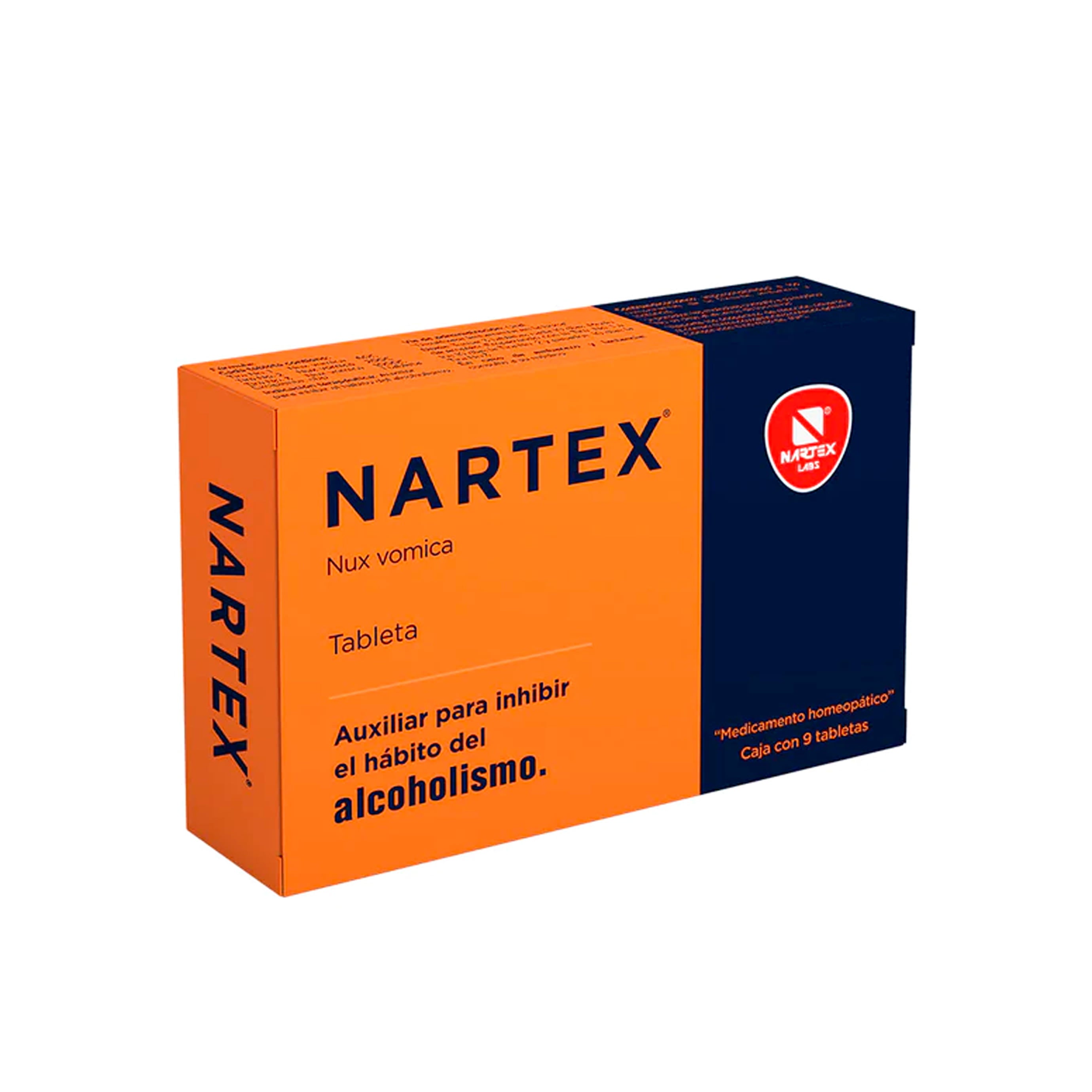 Nartex Con 9 Pastillas (Para Dejar De Tomar Alcohol)
