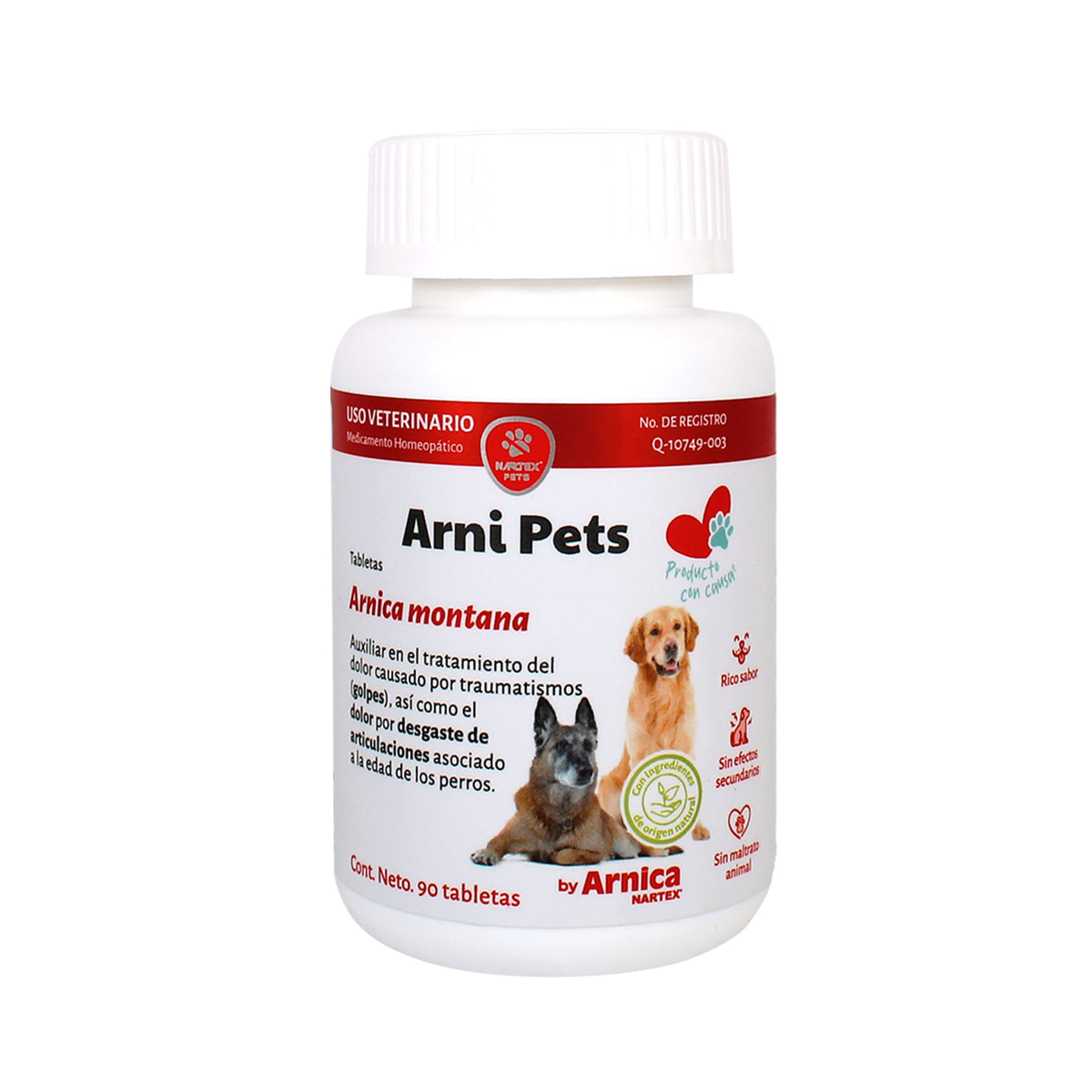 Arni Pets Con 90 Tabletas Arnica Nartex