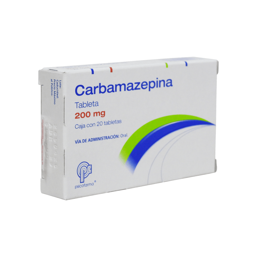 Carbamazepina 200 Mg Con 20 Tabletas Psicofarma