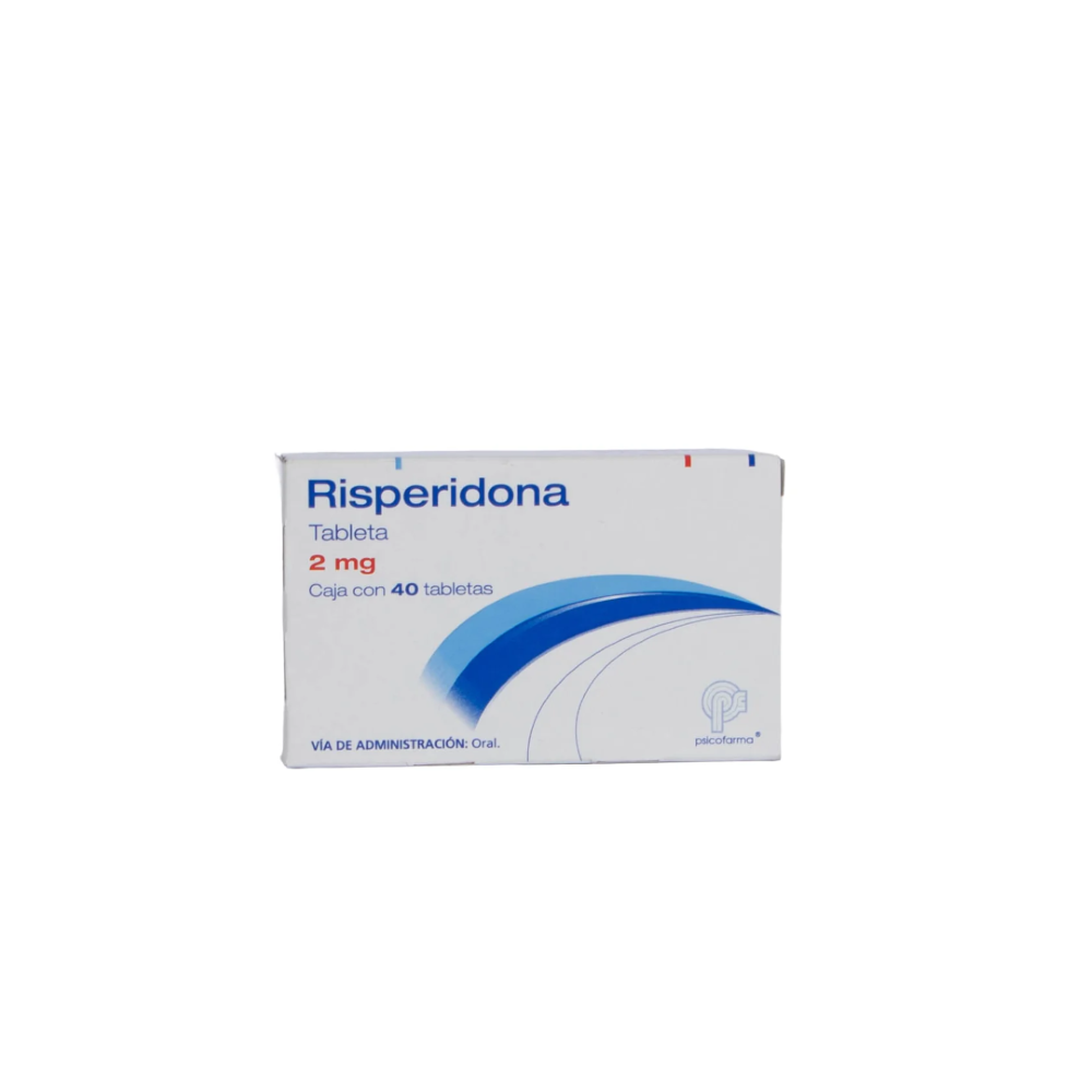 Risperidona 2 Mg 40 Tabletas Psicofarma