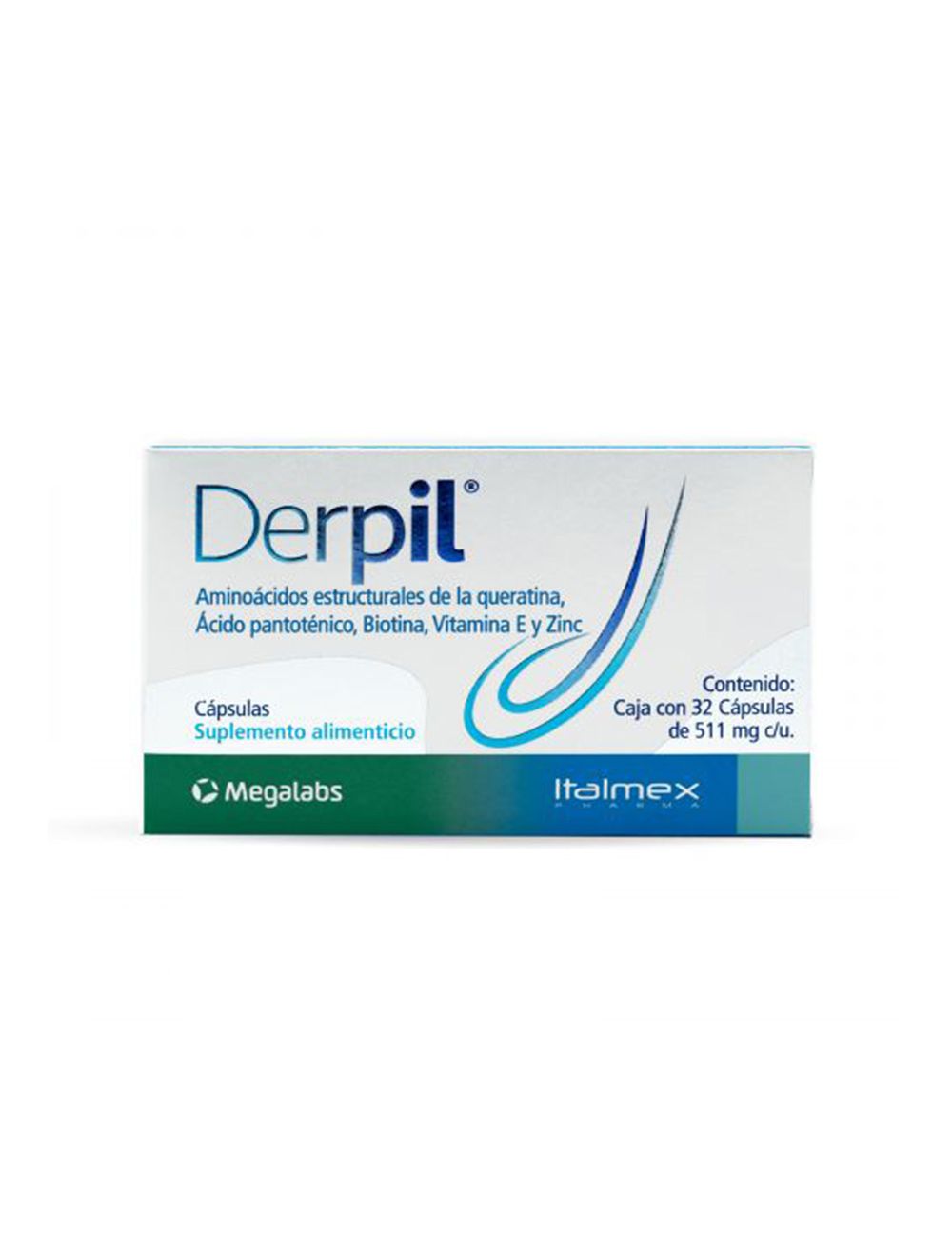 Derpil 415 Mg Suplemento Alimenticio Con 32 Capsulas