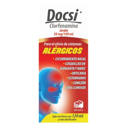 Docsi (Clorfenamina) 50 Mg Frasco 120 Ml