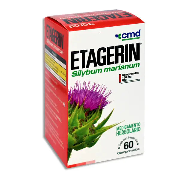 Etagerin (Cardo Mariano) 187 Mg Con 60 Comprimidos