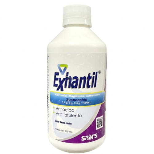 Exhantil (Aluminio/Magnesio/Dimeticona) Suspension 320 Mililitros