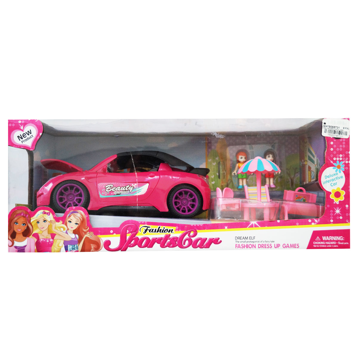 Sports Carro Para Muñeca Con Luz Y Sonido