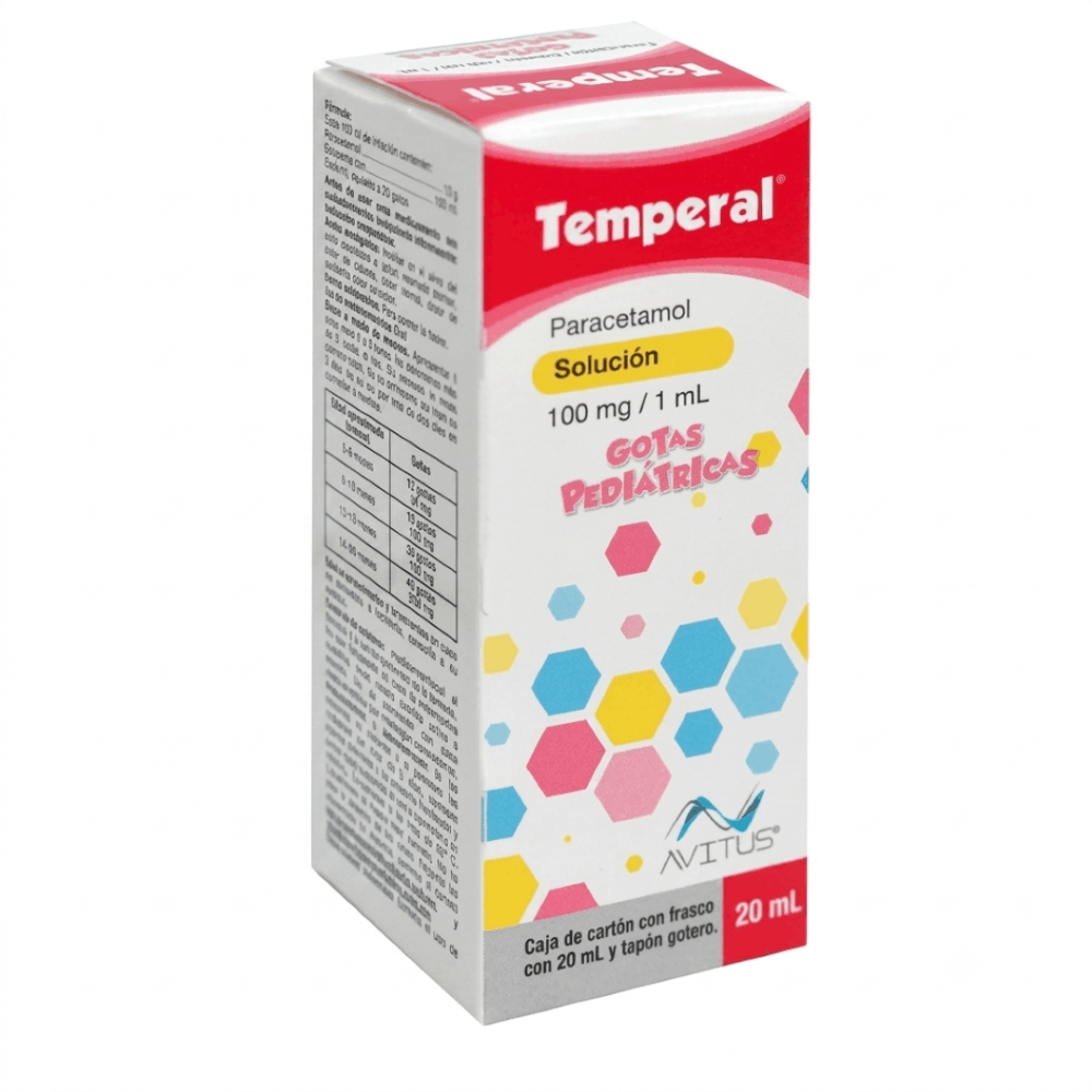 Temperal (Paracetamol) Gotas Pediatricas 20 Ml