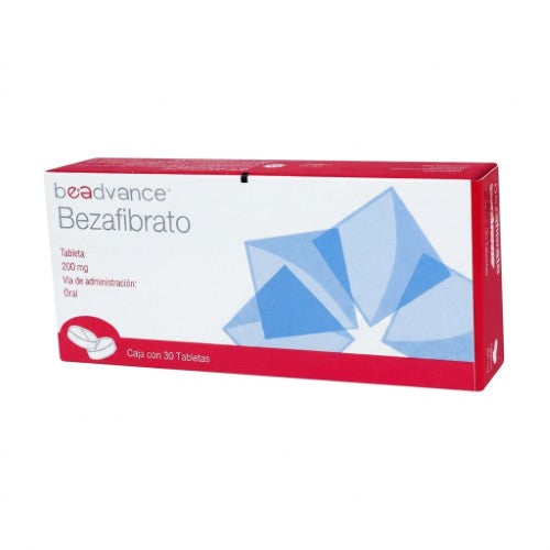 Bezafibrato 200 Mg Con 30 Tabletas Beadvance
